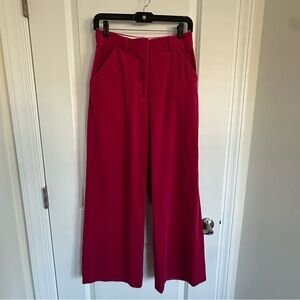 Arket Pink Fuchsia Jumbo High Rise Corduroy Wide-Leg Pants - EU 36 (Fits US 2-4)